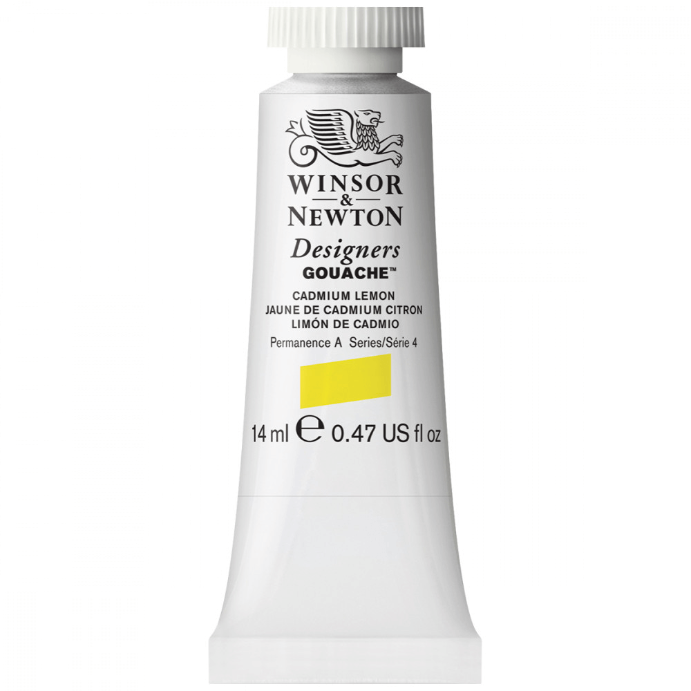 Tinta Guache Winsor & Newton Designers 14ml S4 086 Cadmium Lemon
